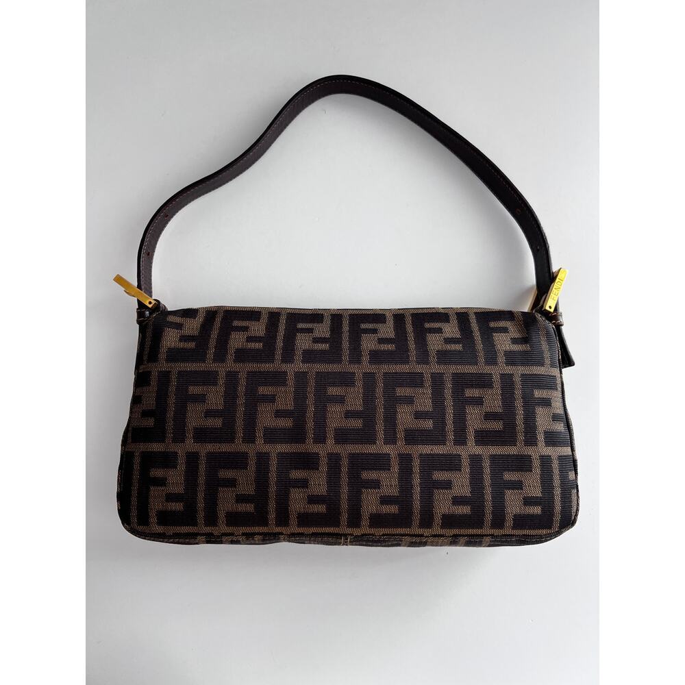 Vintage Fendi gold hardware zucca baguette - Picture 3 of 6